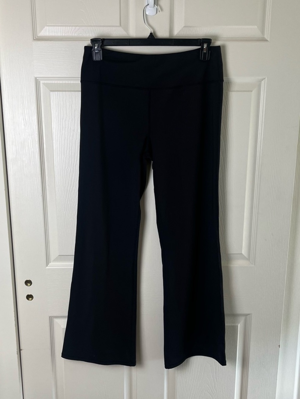 Women's Black Boot-Cut Yoga Pants